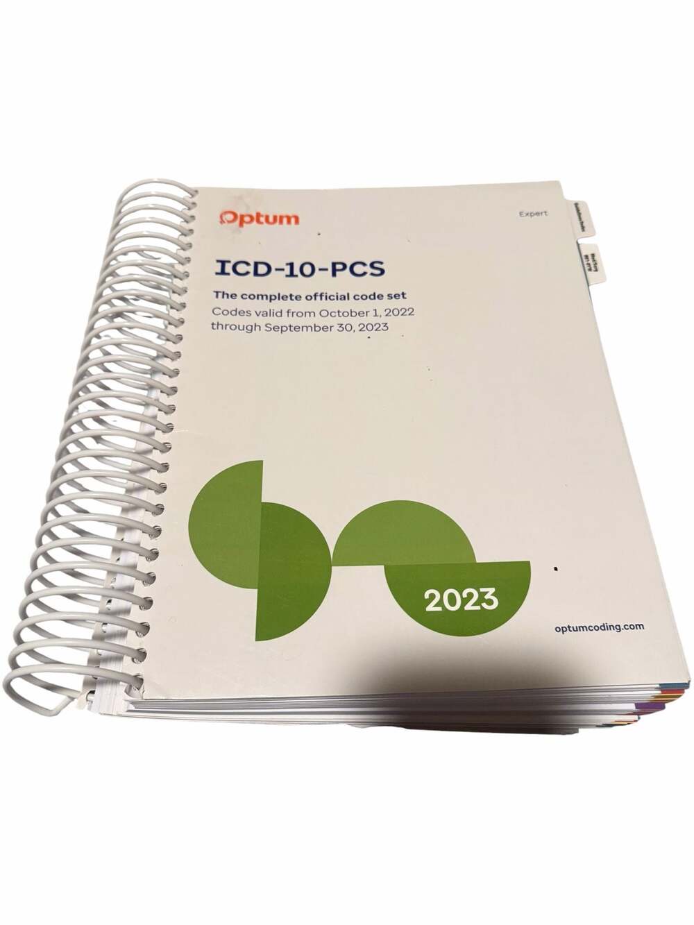 2023 ICD-10-PCS Expert The Complete Official Code Set Spiral-Bound Book with tab
